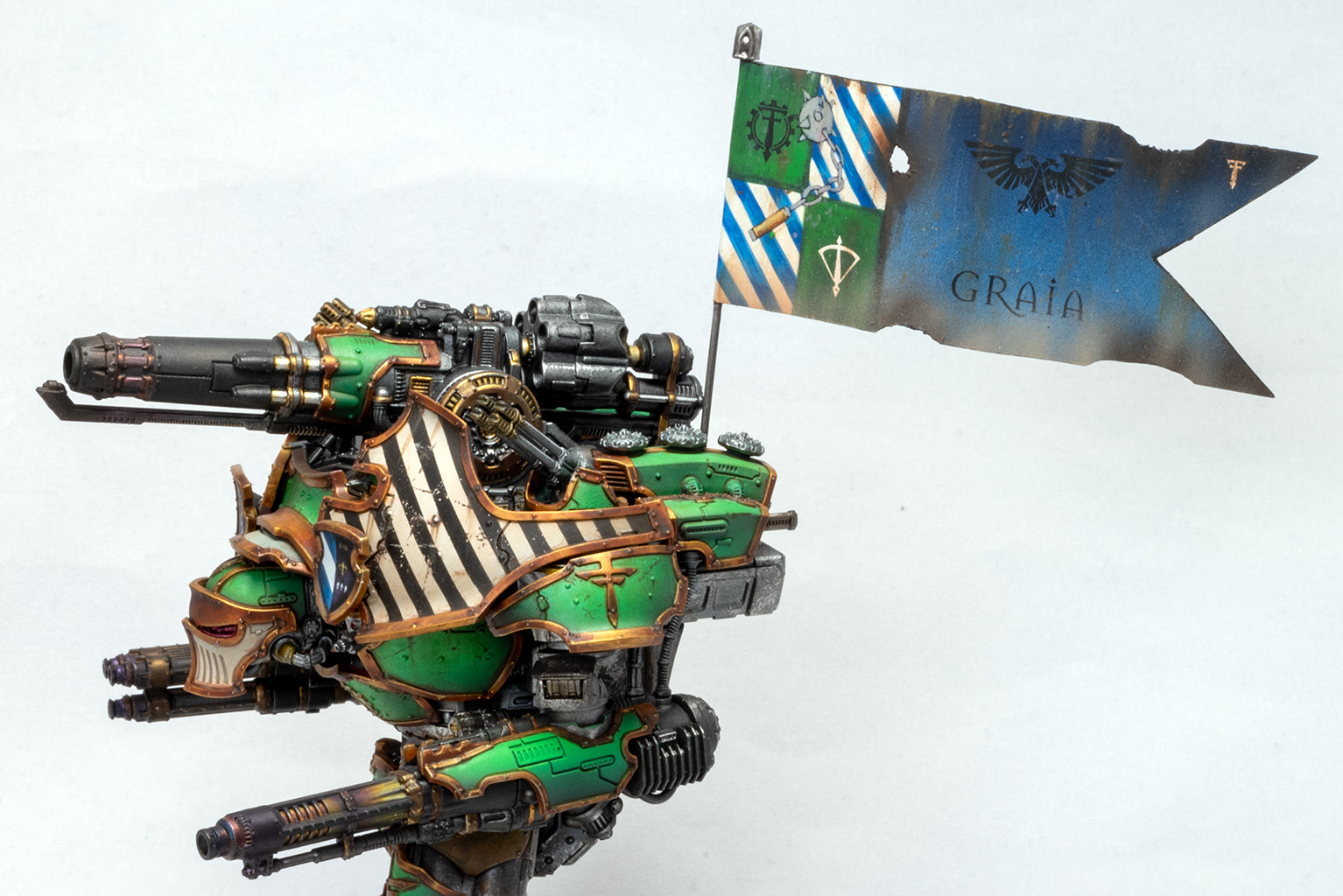 Legio Astraman Nemesis Warbringer Titan back banner